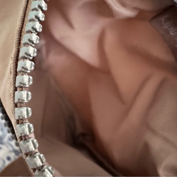 Kipling Keiko Metallic Triple Zip Crossbody Mini Bag - Hazelnut - Picture 7 of 10